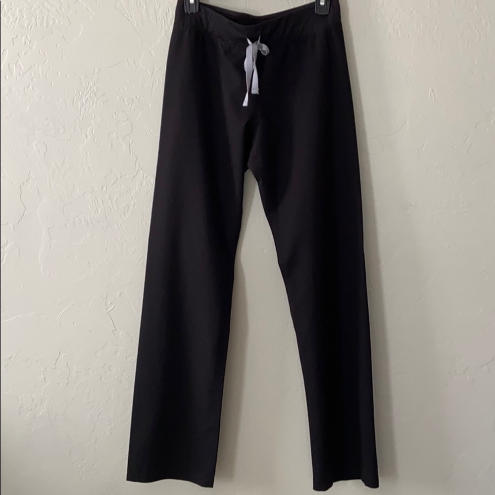 Figs Livingston Black Pant, size XS tall.
